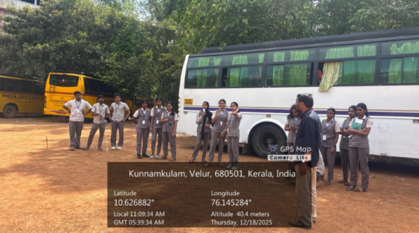 CE students learn real-site setting out procedures