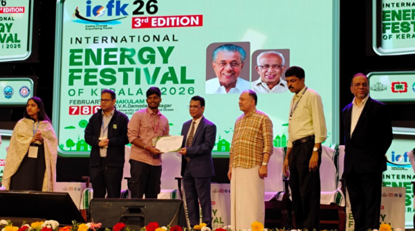 Vidya student participates in International Energy Festival Kerala 2026 (IEFK26)