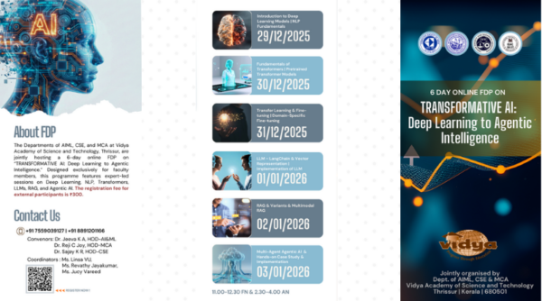 FDP on Transformative Artificial Intelligence: From Deep Learning to Agentic Intelligence