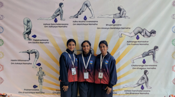 Vidya students proudly represent APJ AKTU in 'All India Inter University Yoga Championship 2025-26'
