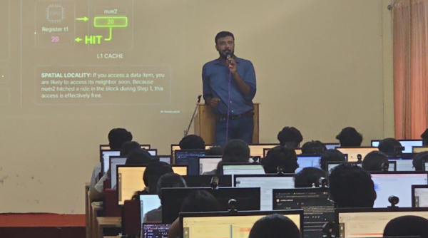 CSE Dept conducts technical workshop titled “Hands-on Exploration of RISC-V Architecture using Ripes Simulator”