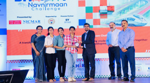 AI-Driven Innovation in Road Safety: Civil Engineering Students shine at Bharat Nav Nirman Challenge 2026