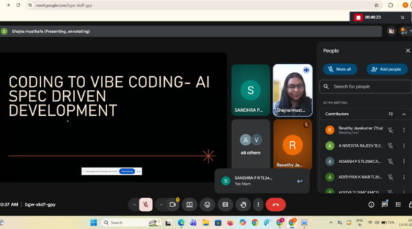 Industry Interaction Session on “From Coding to Vibe Coding: AI-Spec Driven Development”