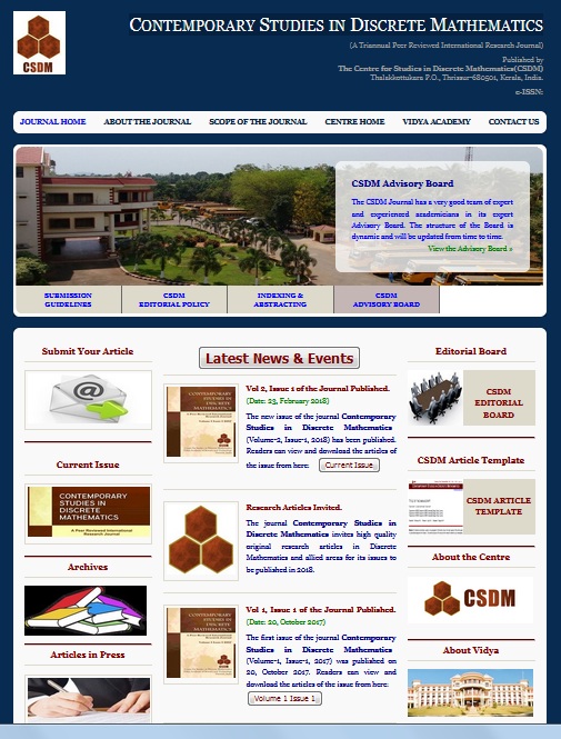 CSDM releases second issue of CSDM | News & Events