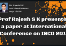 EEE faculty member presents paper in an international conference at Karpagam College of Engineering EEE faculty member presents paper in an international conference at Karpagam College of Engineering