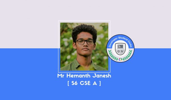 CSE student selected as Lead for Google Developer Student Club