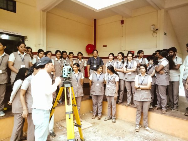 CE Dept conducts Workshops on BIM and Total Station