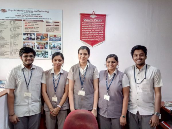 Six students placed at Speridian Technologies