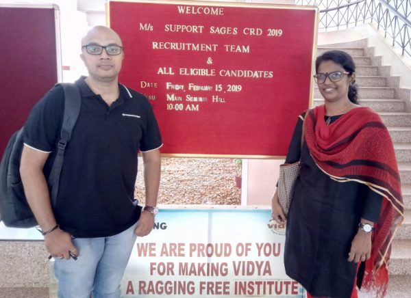 SupportSages conducts recruitment drive in Vidya