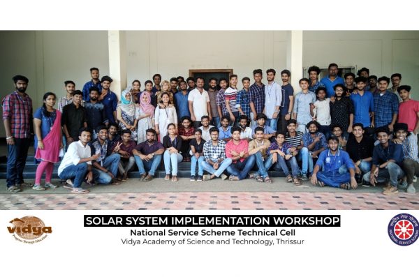 NSS and Vidya Skill Center jointly organise workshop on solar power system implementation