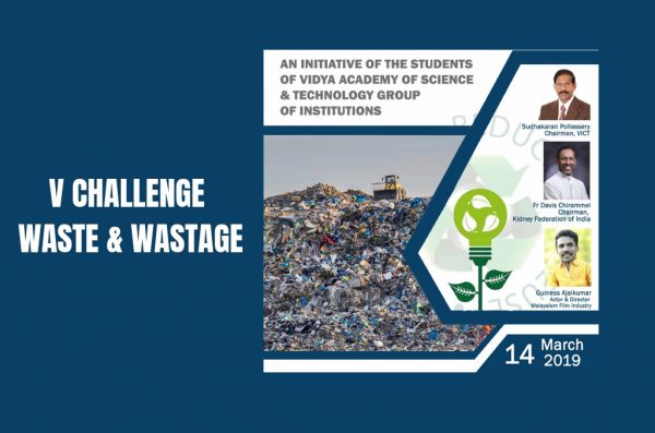 Vidya is preparing to launch a new initiative: "V Challenge Waste and Wastage"