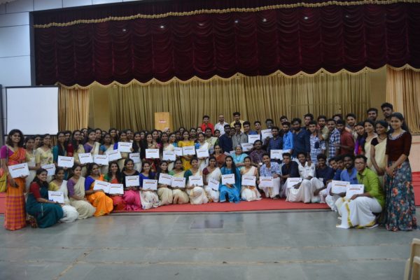 Certificates distributed to outgoing NSS Volunteers