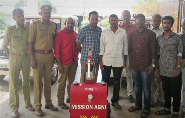 Vidya's students present Mission Agni at Fire and Rescue Academy