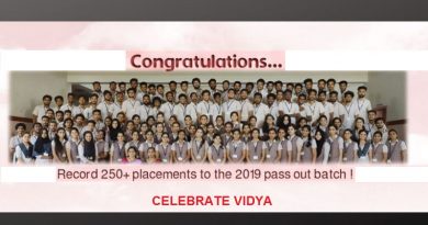 Record placements for the 2019 pass out batch: Vidya is great! Vidya is different!! Celebrate Vidya!!! Record placements for the 2019 pass out batch: Vidya is great! Vidya is different!! Celebrate Vidya!!!