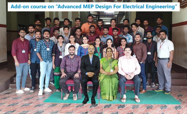 EEE Dept completes add-on course on Advanced MEP Design for Electrical Engineering