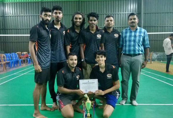 Vidya's team maintains its position in KTU E Zone Badminton Championship 2019-20
