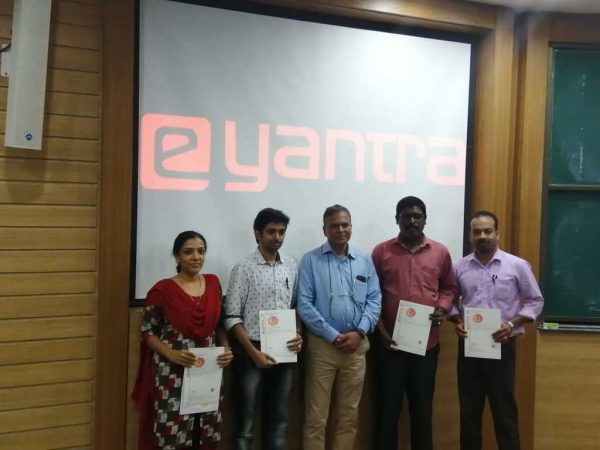 Vidya faculty members participate in e-Yantra workshop at IIT Bombay