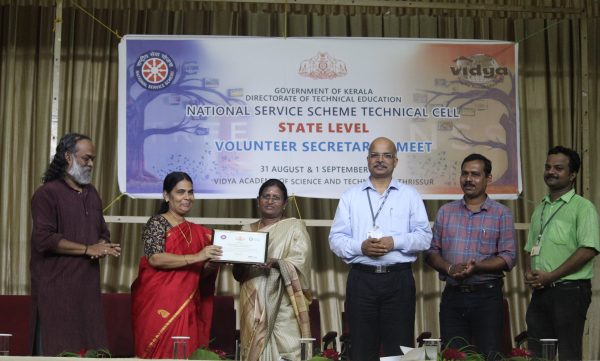 Vidya hosts state level NSS volunteer secretaries' meet 2019