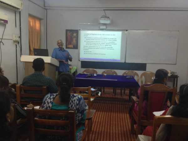Invited talks by Dr Satheesh S of Dept of Applied Sciences