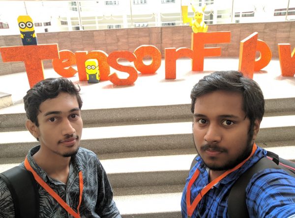 Two CSE students attend programme on TensorFlow