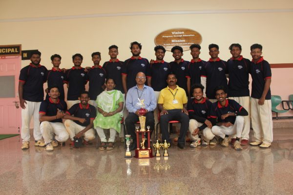 Vidya's cricket team emerges E Zone champions