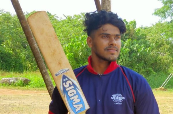 Sibin P G to represent University Cricket Team