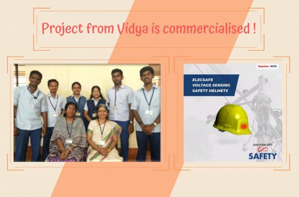 Voltage Sensing Helment: A product based on a Vidya student project to hit the market