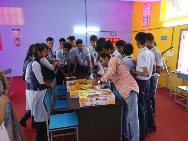 Vidya Skill Center conducts a LED star making workshop