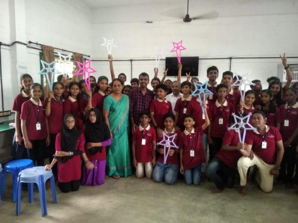 Vidya Skill Centre give LED product training to school students