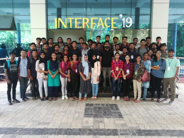 Students attend Tathva’19-interface at NITC