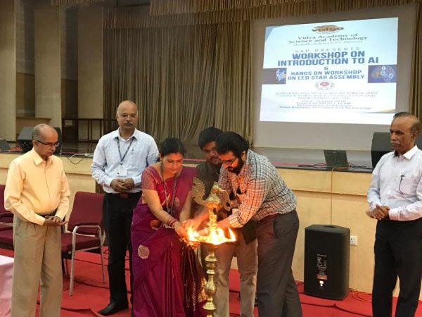 SAP conducts workshop on AI and hands-on session on LED Star Assembly