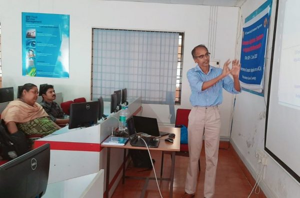 Prof Ganesh Sundaram from Amrita University visits Vidya