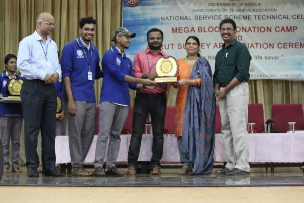 Mega Blood Donation Camp and AMRUT Survey Appreciation Programme by NSS