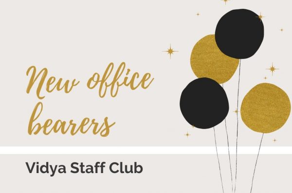 New office bearers for Vidya Staff Club