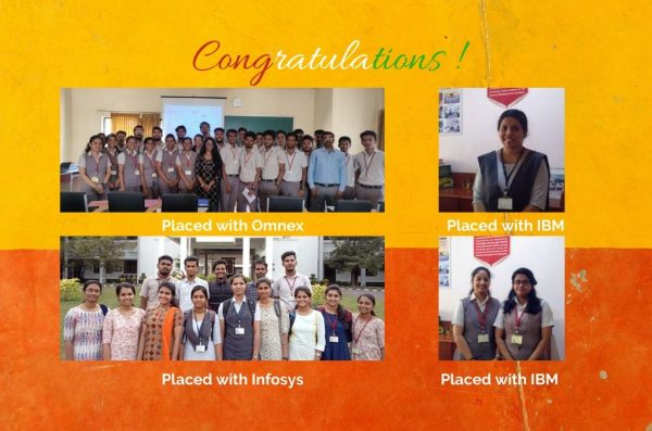 A commendable performance: 38 Vidya students placed in IBM, Infosys, Omnex in one week