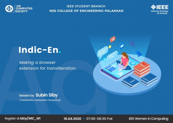 B Tech (CSE) student conducts webinar on his browser extension Indic-En