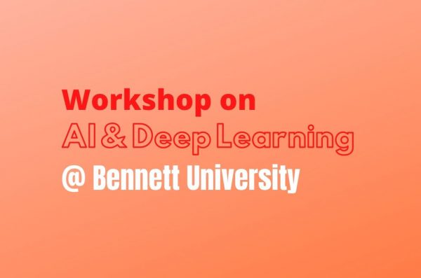 Head of CSE Dept attends workshop on Artificial Intelligence and Deep Learning
