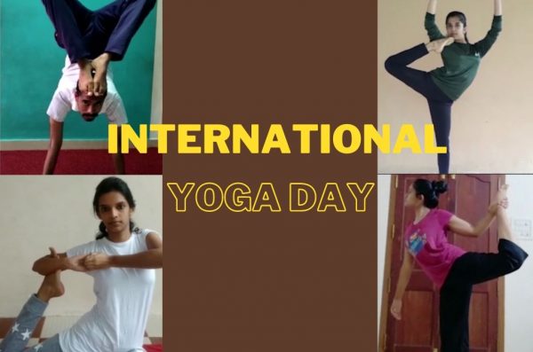 International Yoga Day observance by Physical Education Dept