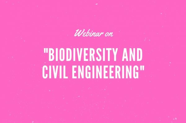 CE Dept faculty members attend Webinar on "Biodiversity and Civil Engineering"