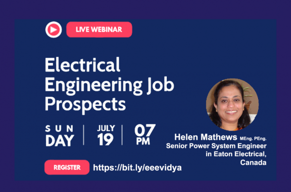 Webinar on job prospects in electrical engineering