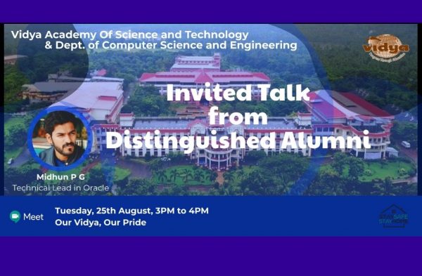 CSE Dept organises invited talk by distinguished alumnus