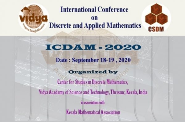 Vidya hosts International Conference on Discrete and Applied Mathematics 2020