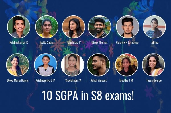 They score a perfect 10 SGPA in S8 exams!