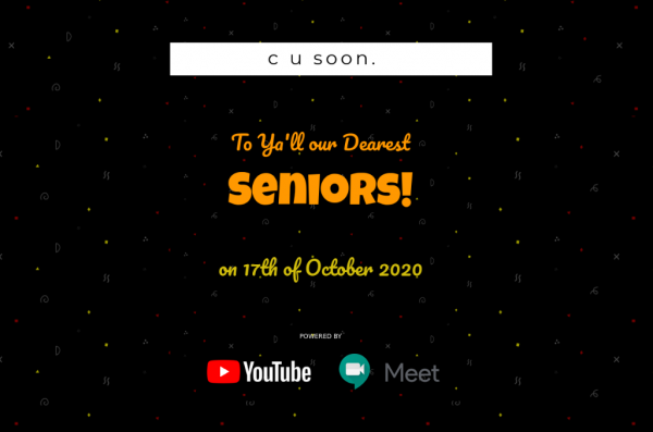 Junior students of CSE Dept organise online farewell to seniors