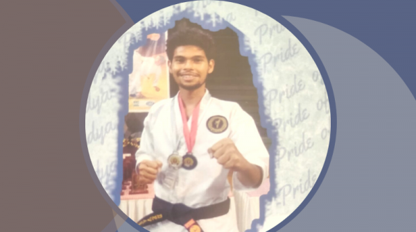 PE student wins medals in all India Karate championship