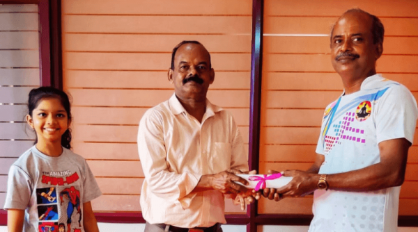 PE staff receives Diploma in Yoga from Tamil Nadu Sports University