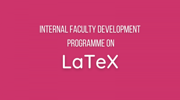 CCE conducts second edition of IFDP on LaTeX