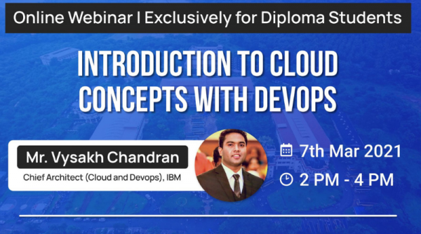 VIBE 2021: CSE Dept conducts webinar on "Cloud Computing with DevOps"