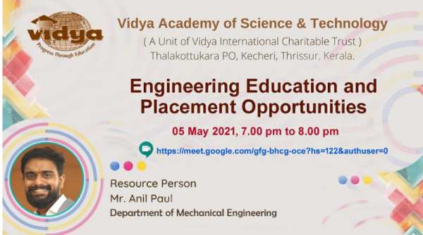 VIBE 2021: Webinar on engineering education and placement opportunities