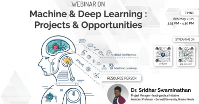 V-CAIR organises webinar on deep and machine learning projects and opportunities V-CAIR organises webinar on deep and machine learning projects and opportunities